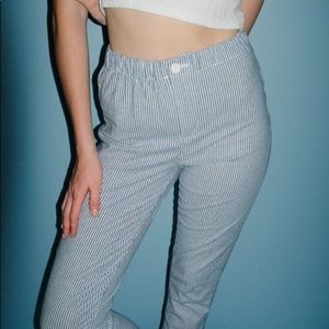 brandy melville blue and gray tilden pants
